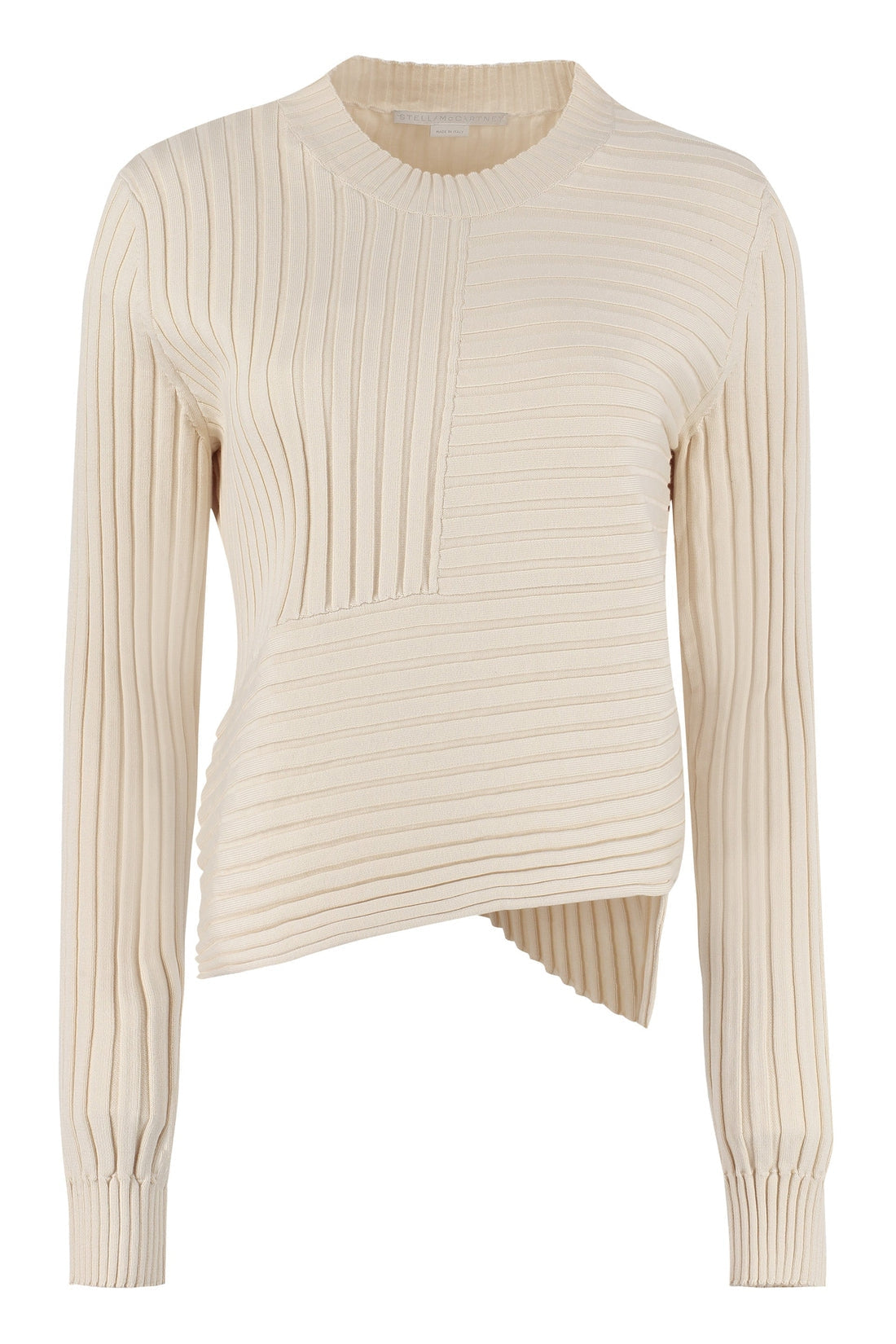 Stella McCartney-OUTLET-SALE-Ribbed cotton sweater-ARCHIVIST