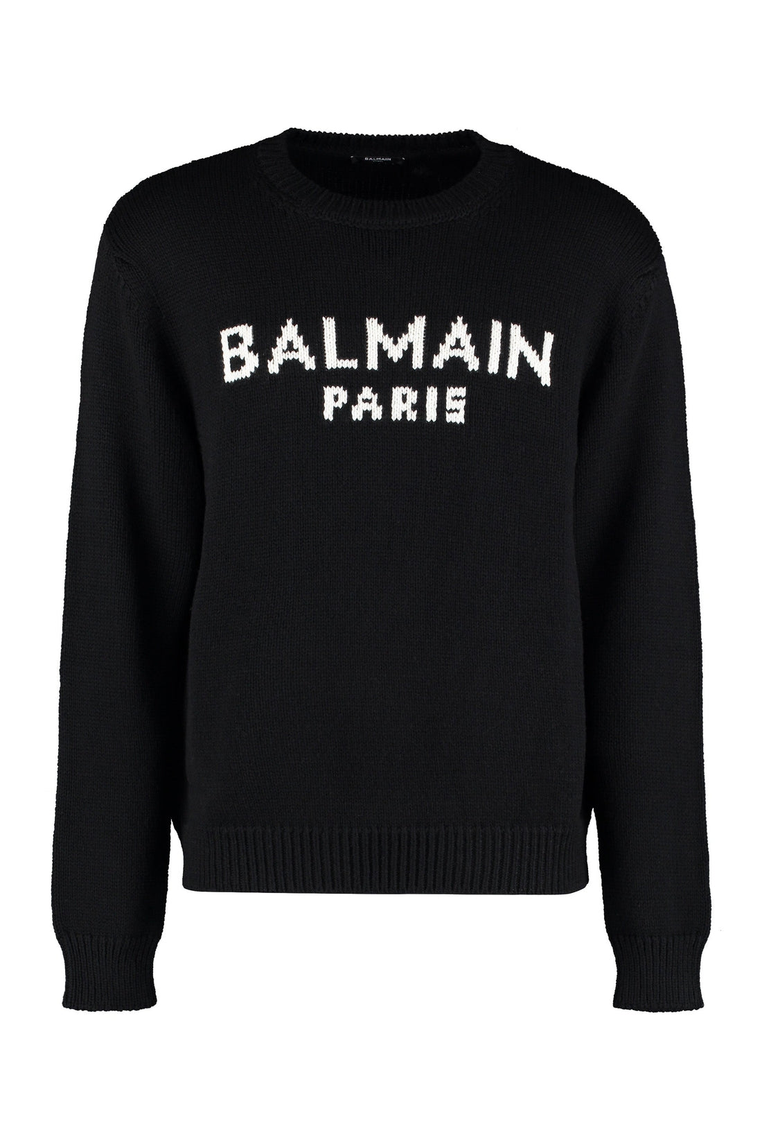 Balmain-OUTLET-SALE-Ribbed crew-neck sweater-ARCHIVIST