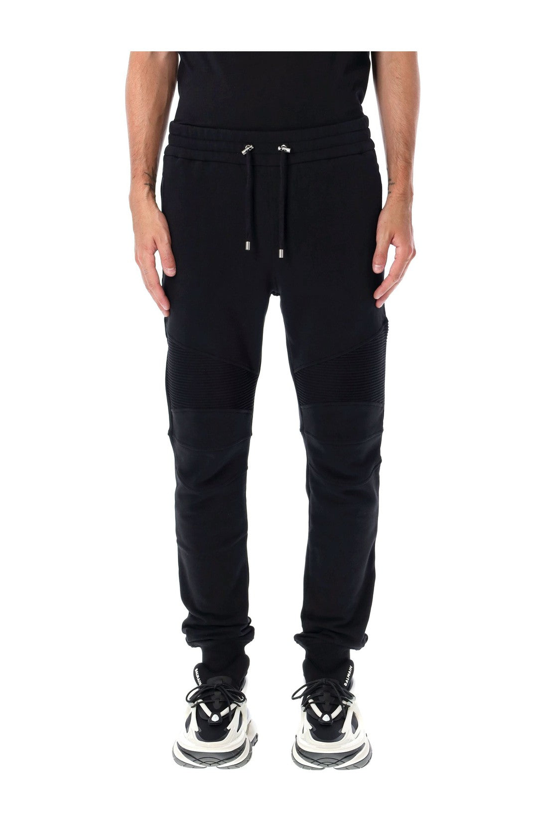 BALMAIN-OUTLET-SALE-Ribbed jogging pants-ARCHIVIST