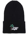 Palm Angels-OUTLET-SALE-Ribbed knit beanie-ARCHIVIST