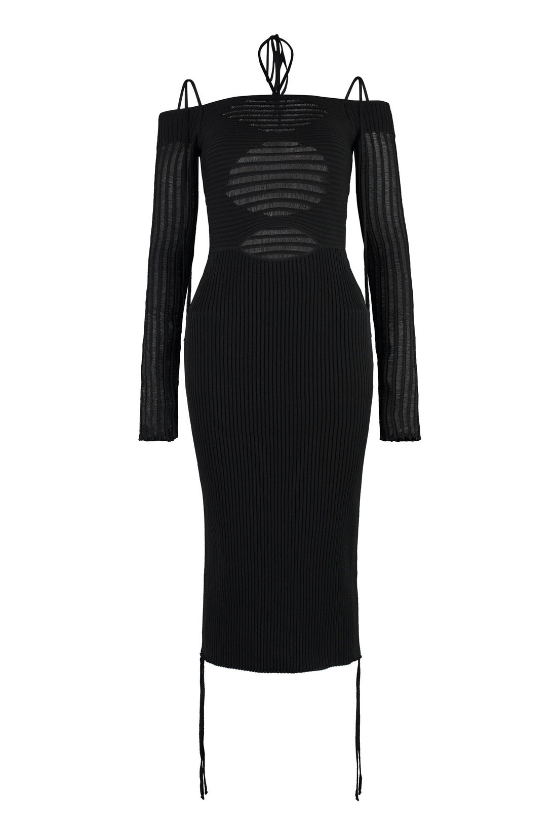 ANDREADAMO-OUTLET-SALE-Ribbed knit dress-ARCHIVIST