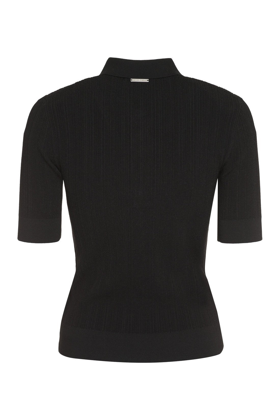MICHAEL MICHAEL KORS-OUTLET-SALE-Ribbed knit polo shirt-ARCHIVIST