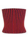 Tory Burch-OUTLET-SALE-Ribbed knit top-ARCHIVIST