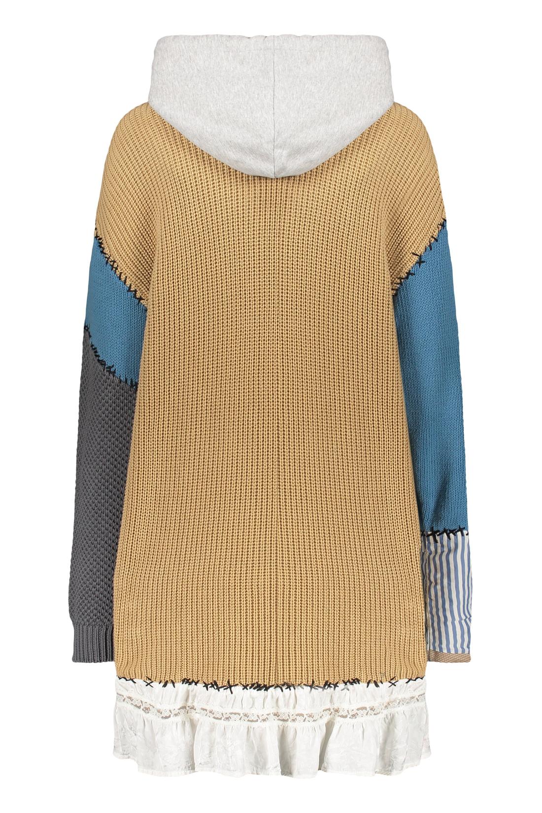 Moschino-OUTLET-SALE-Ribbed oversize sweater-ARCHIVIST