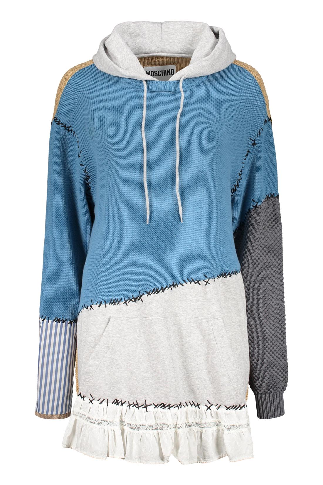 Moschino-OUTLET-SALE-Ribbed oversize sweater-ARCHIVIST