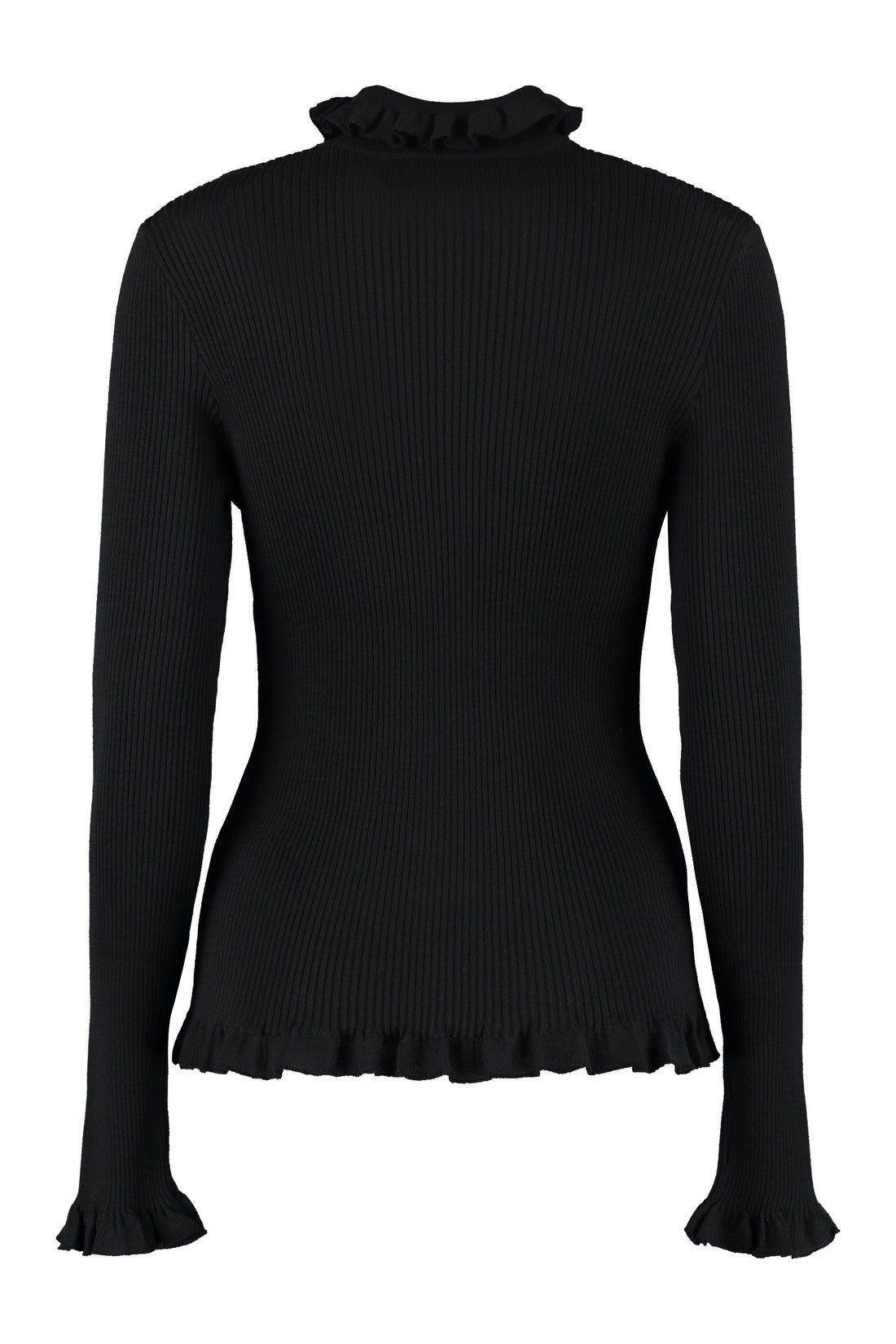 Boutique Moschino-OUTLET-SALE-Ribbed turtleneck sweater-ARCHIVIST