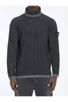 STONE ISLAND-OUTLET-SALE-Ribbed wool sweater-ARCHIVIST