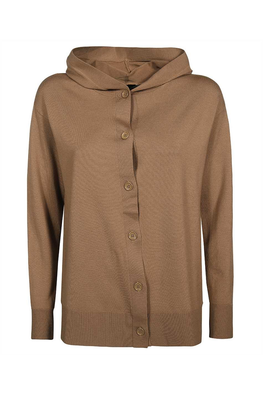 Max Mara-OUTLET-SALE-Rienza knitted hoodie-ARCHIVIST