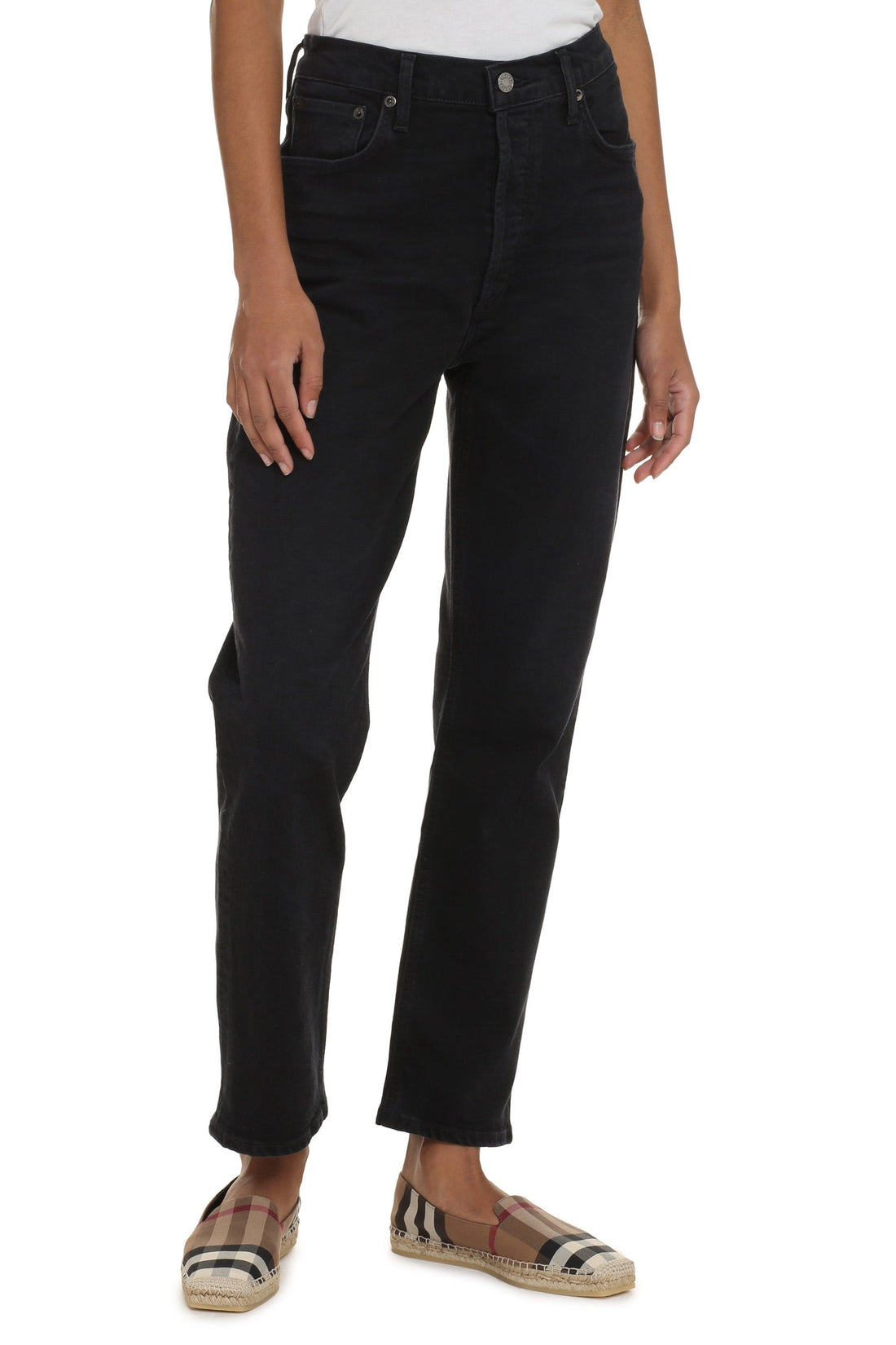 AGOLDE-OUTLET-SALE-Riley Long 5-pocket straight-leg jeans-ARCHIVIST