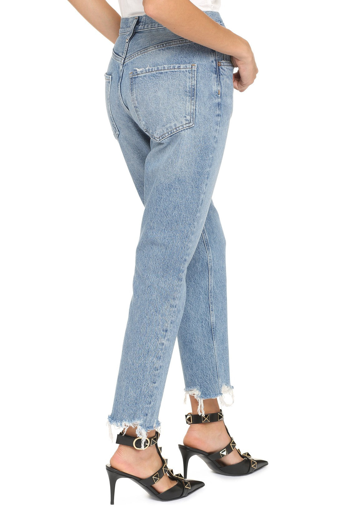 AGOLDE-OUTLET-SALE-Riley cropped straight leg jeans-ARCHIVIST