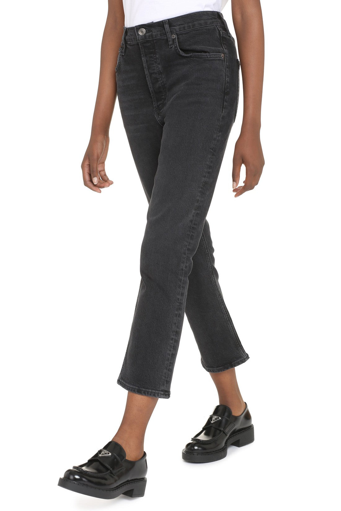 AGOLDE-OUTLET-SALE-Riley high-rise straight leg jeans-ARCHIVIST