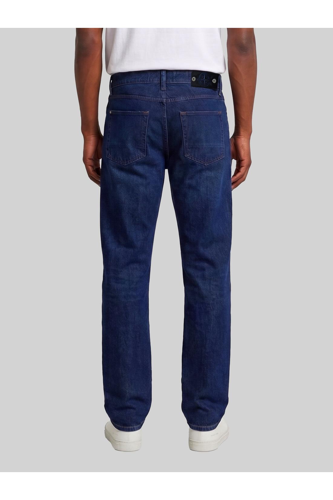 Stone island-OUTLET-SALE-Rinse blue denim jeans-ARCHIVIST