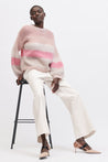 LUISA CERANO-OUTLET-SALE-Ripp-Pullover aus Mohair-Mix-Strick-by-ARCHIVIST