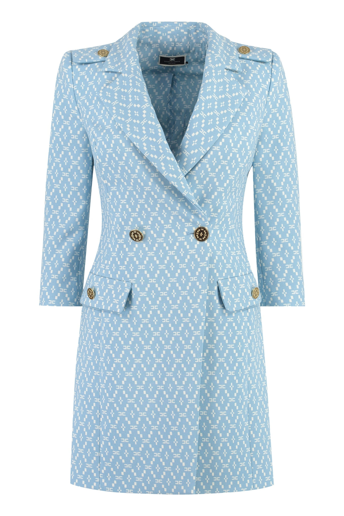 Elisabetta Franchi-OUTLET-SALE-Robe coat dress-ARCHIVIST