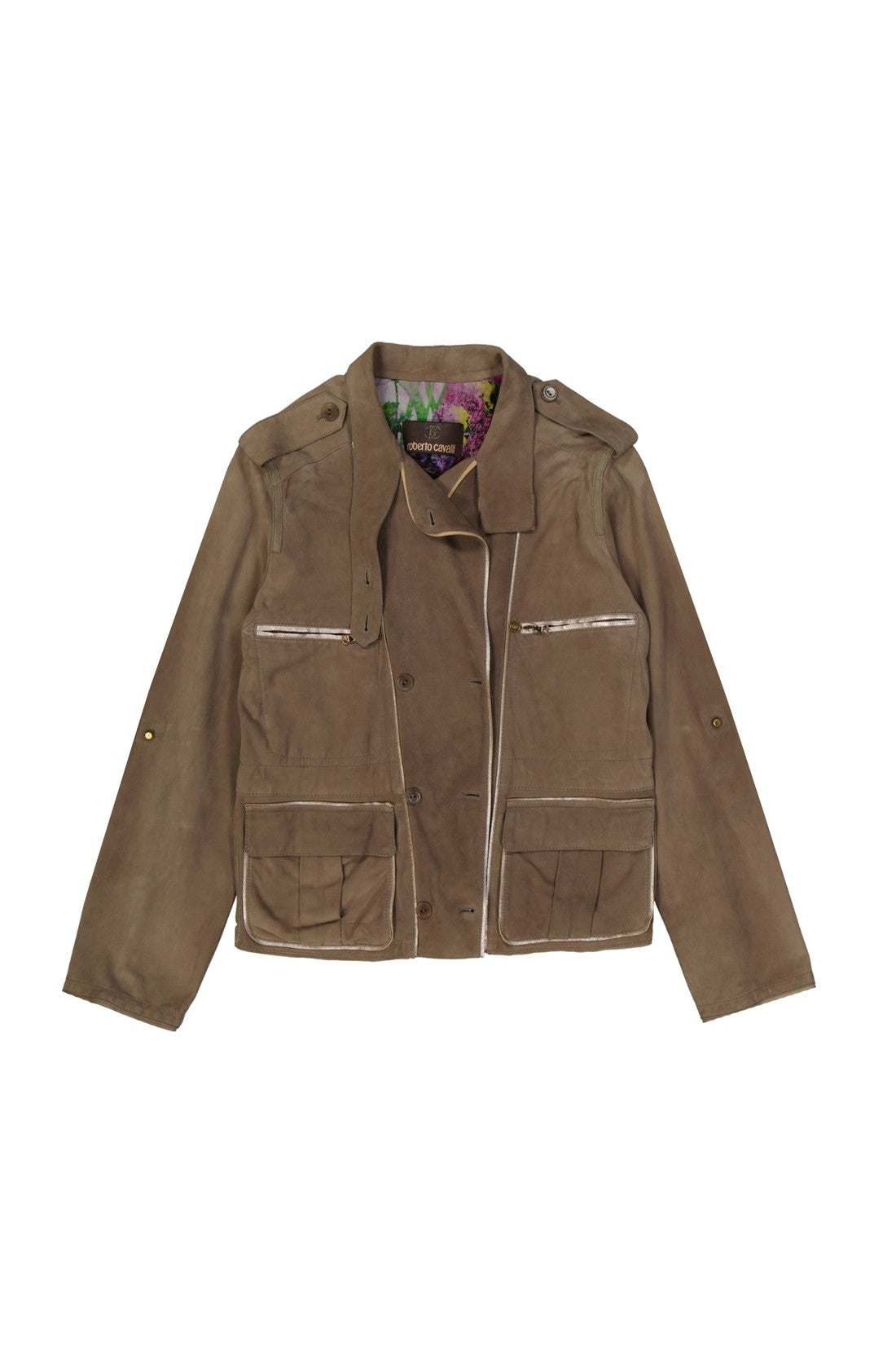 Roberto Cavalli-OUTLET-SALE-Roberto Cavalli Leather Jacket-ARCHIVIST