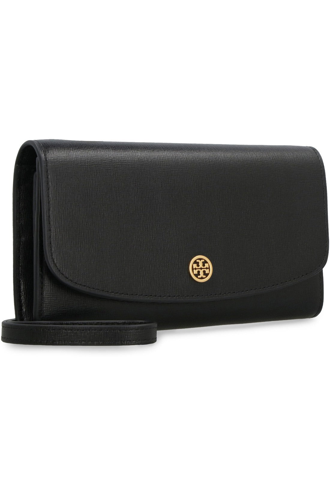 Tory Burch-OUTLET-SALE-Robinson leather wallet on chain-ARCHIVIST