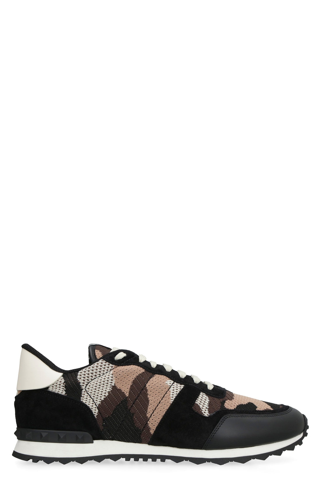Valentino-OUTLET-SALE-Rockrunner fabric low-top sneakers-ARCHIVIST