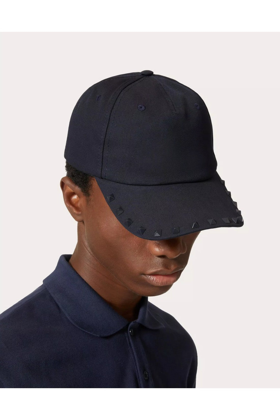 Valentino Garavani-OUTLET-SALE-Rockstud Baseball Cap-ARCHIVIST