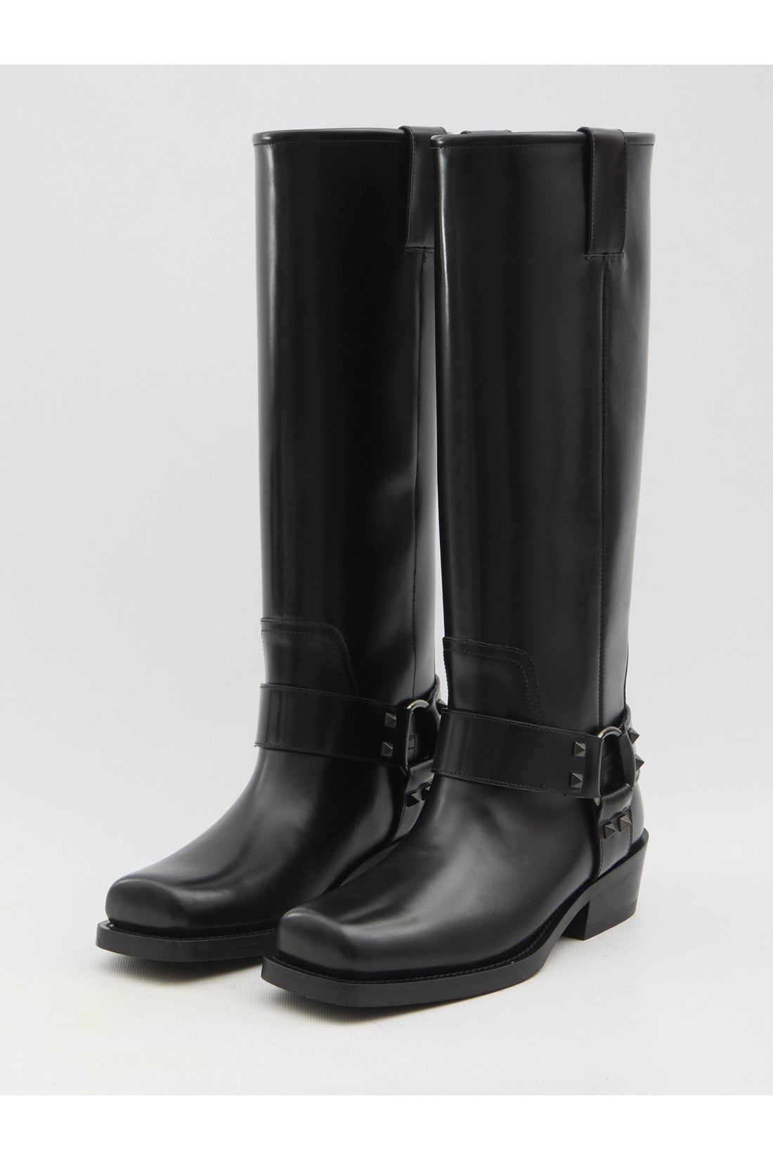 VALENTINO GARAVANI-OUTLET-SALE-Rockstud Biker boots-ARCHIVIST