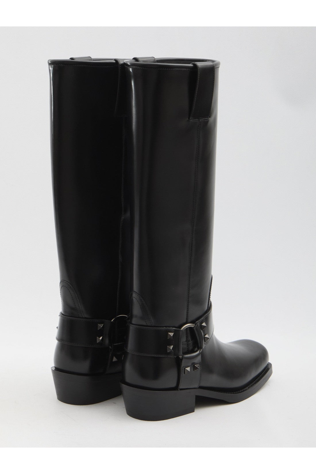 VALENTINO GARAVANI-OUTLET-SALE-Rockstud Biker boots-ARCHIVIST