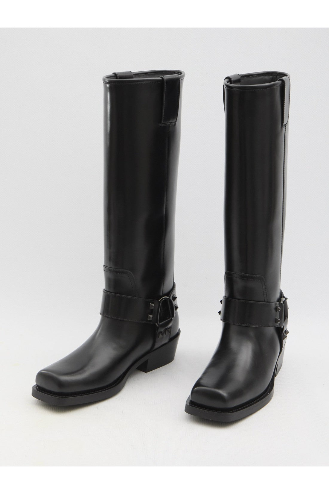 VALENTINO GARAVANI-OUTLET-SALE-Rockstud Biker boots-ARCHIVIST