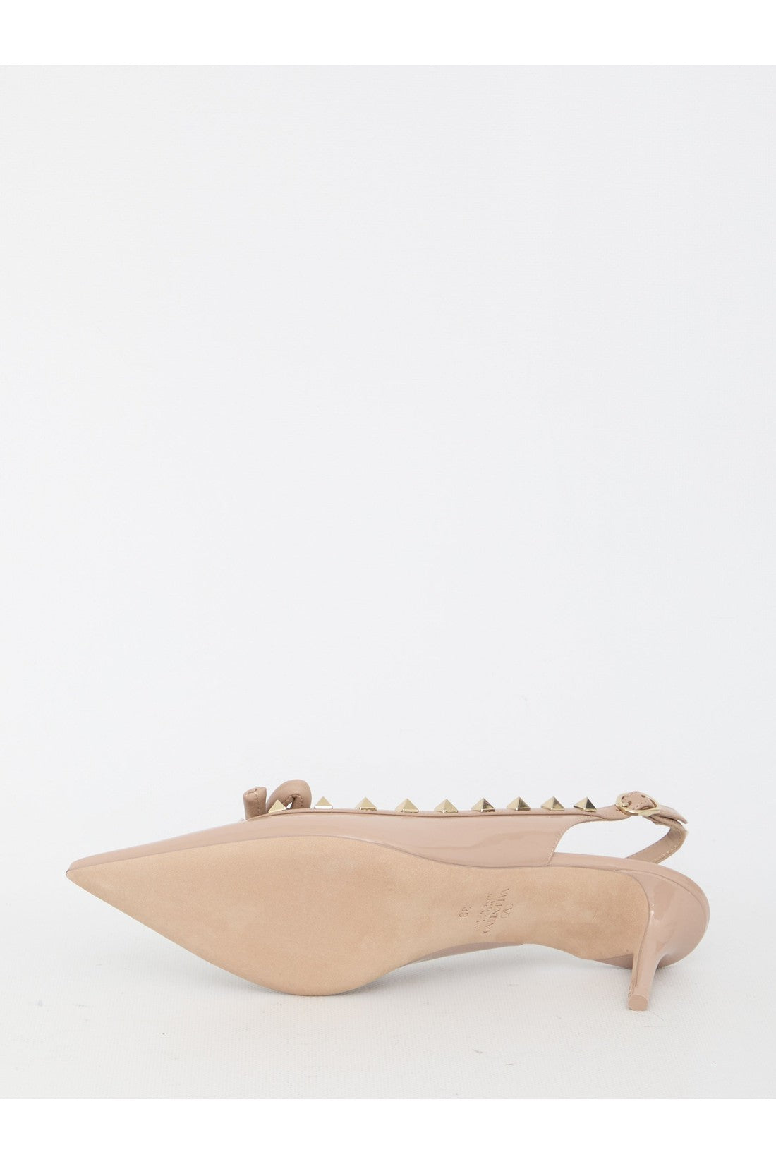 VALENTINO GARAVANI-OUTLET-SALE-Rockstud Bow Slingback Pumps-ARCHIVIST