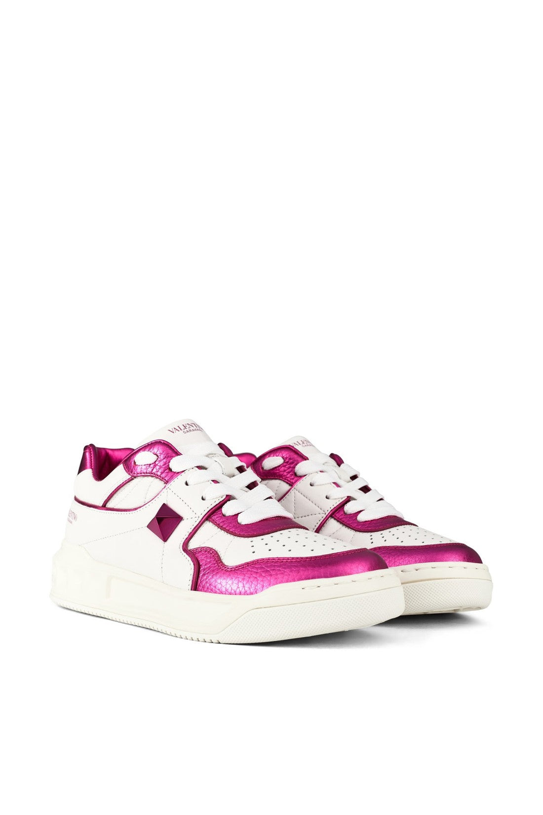 Valentino-OUTLET-SALE-Rockstud Low-Top Sneakers-ARCHIVIST