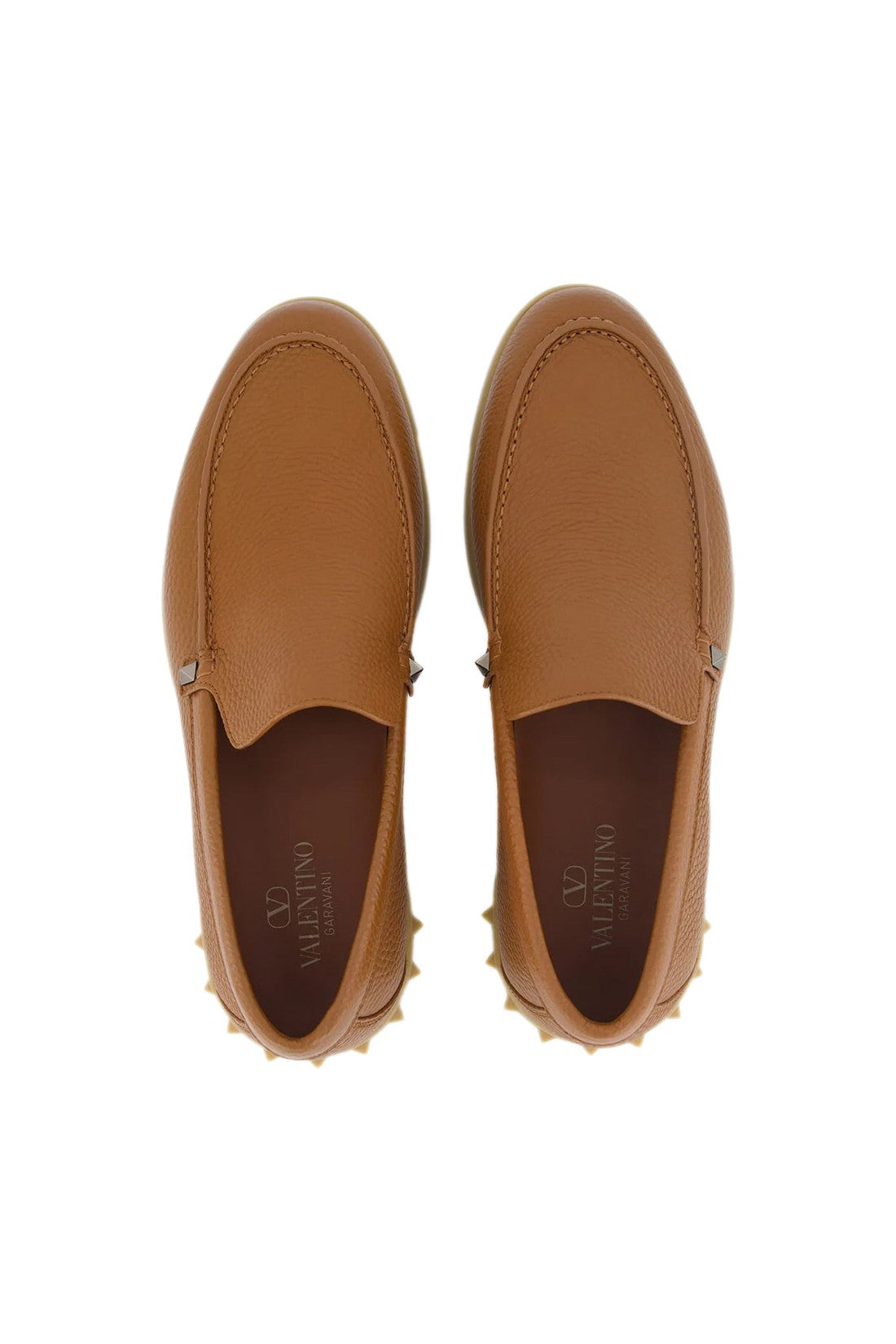 Valentino-OUTLET-SALE-Rockstud Slip On Loafers-ARCHIVIST