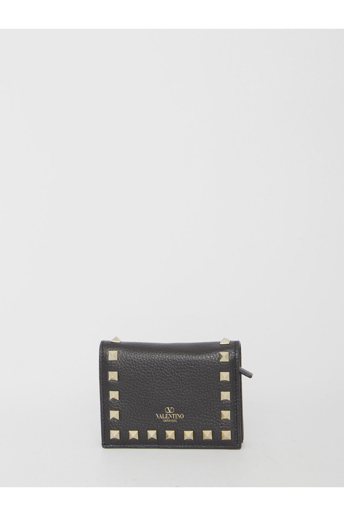 Valentino Garavani-OUTLET-SALE-Rockstud Wallet-ARCHIVIST