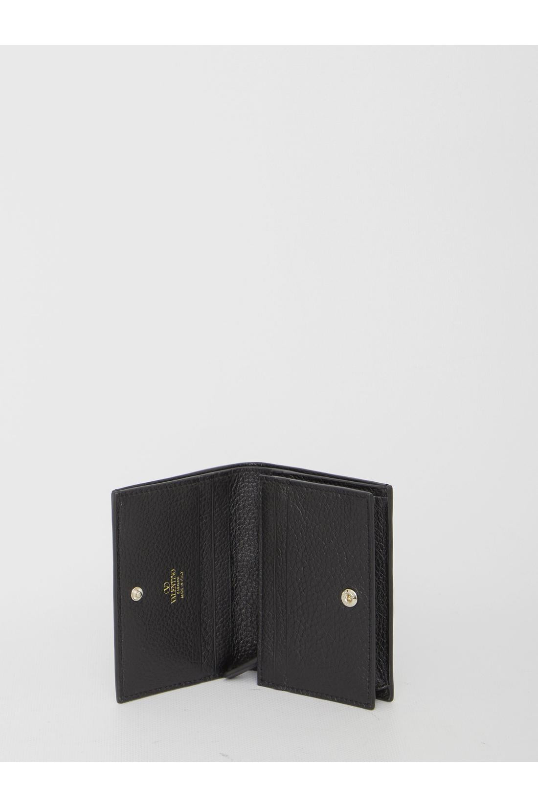 Valentino Garavani-OUTLET-SALE-Rockstud Wallet-ARCHIVIST