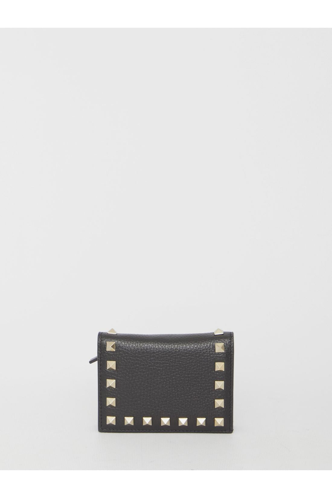 Valentino Garavani-OUTLET-SALE-Rockstud Wallet-ARCHIVIST