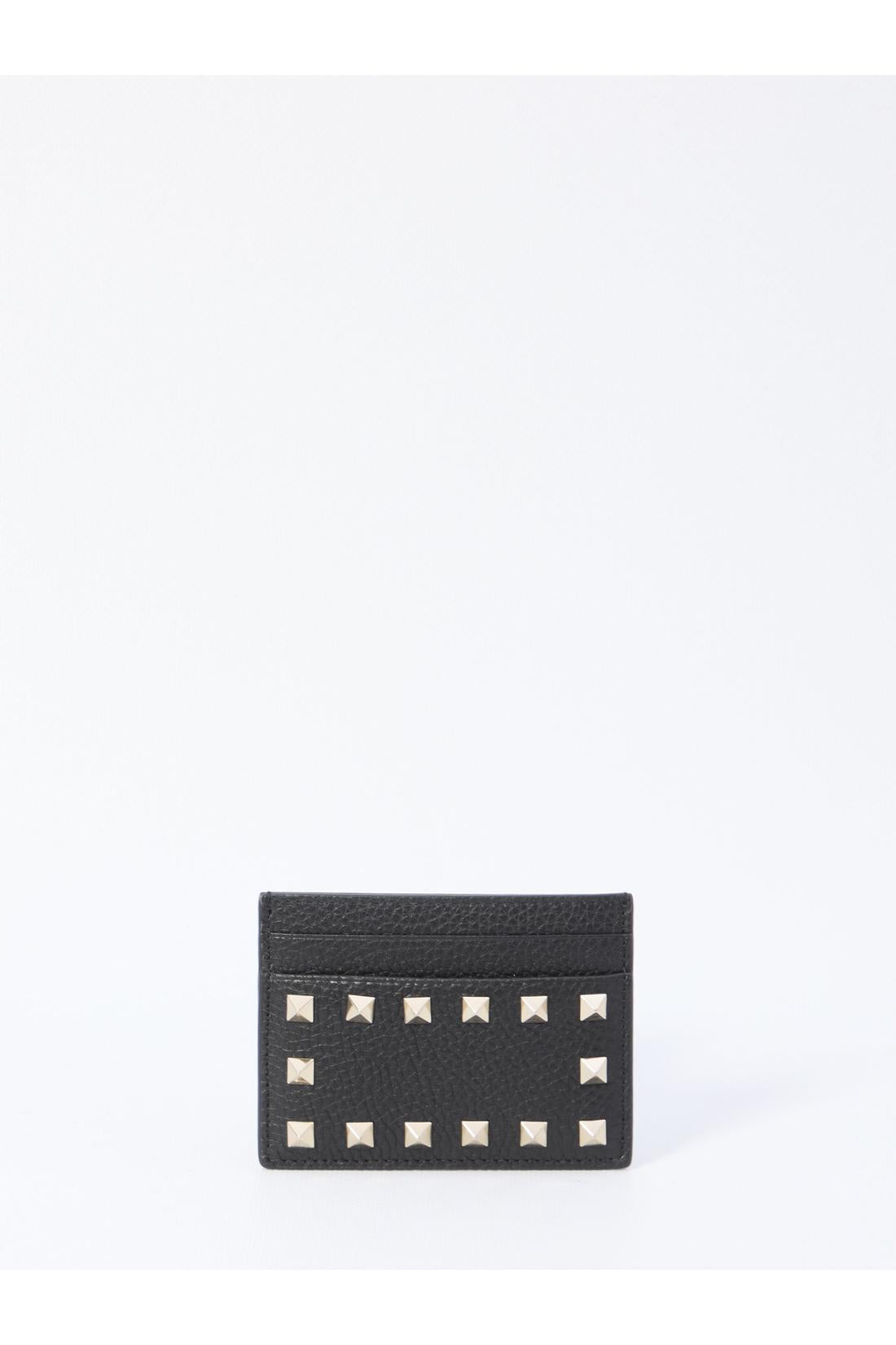 Valentino Garavani-OUTLET-SALE-Rockstud card holder-ARCHIVIST