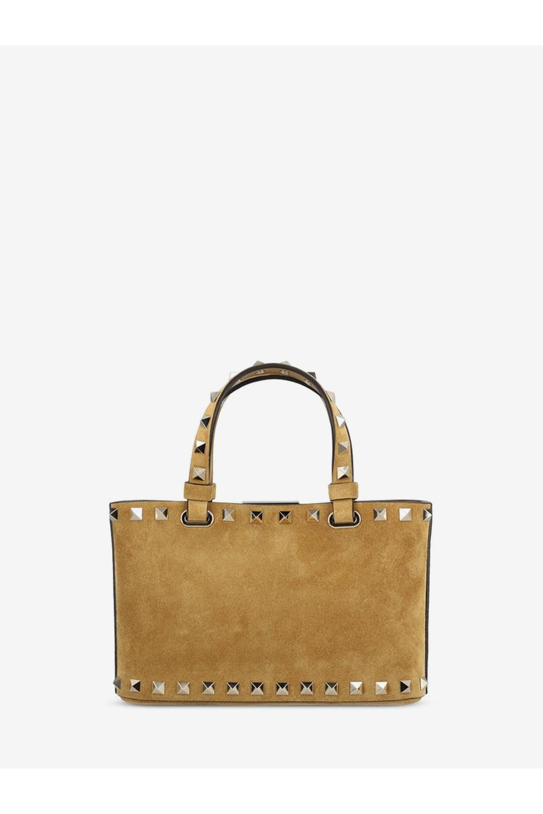 Valentino garavani-OUTLET-SALE-Rockstud mini suede shopping bag-ARCHIVIST