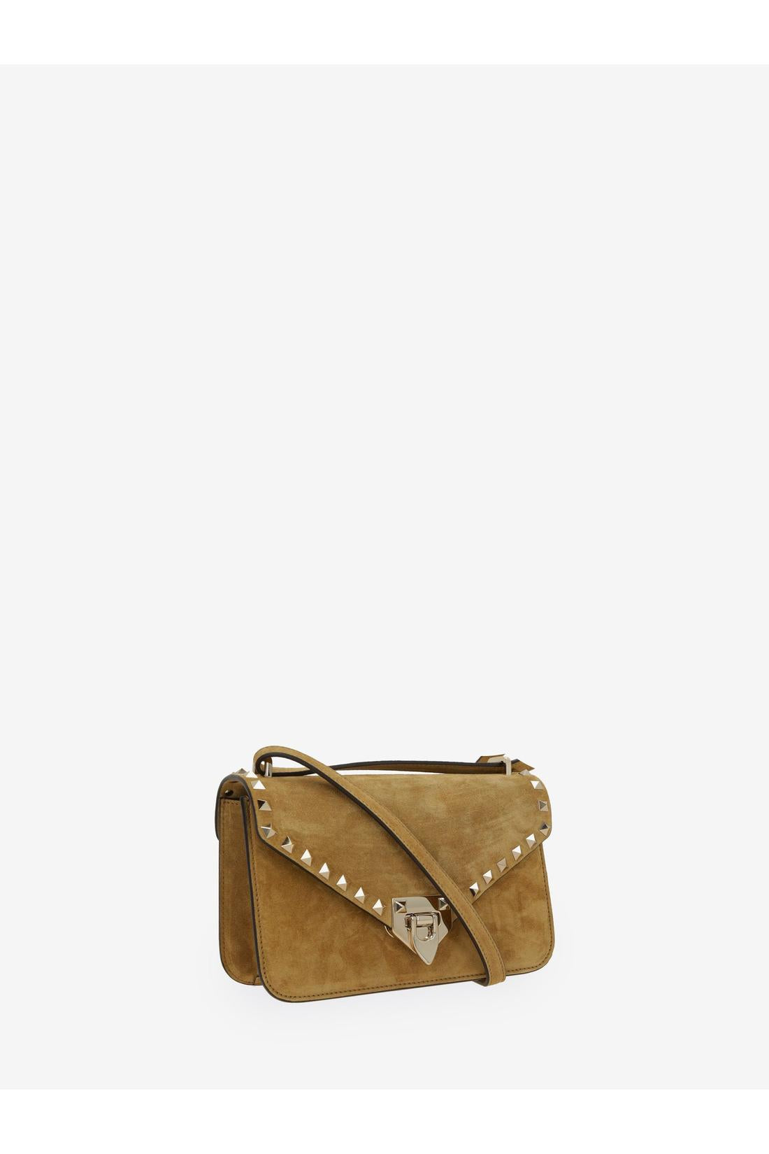 Valentino Garavani-OUTLET-SALE-Rockstud small suede crossbody bag-ARCHIVIST