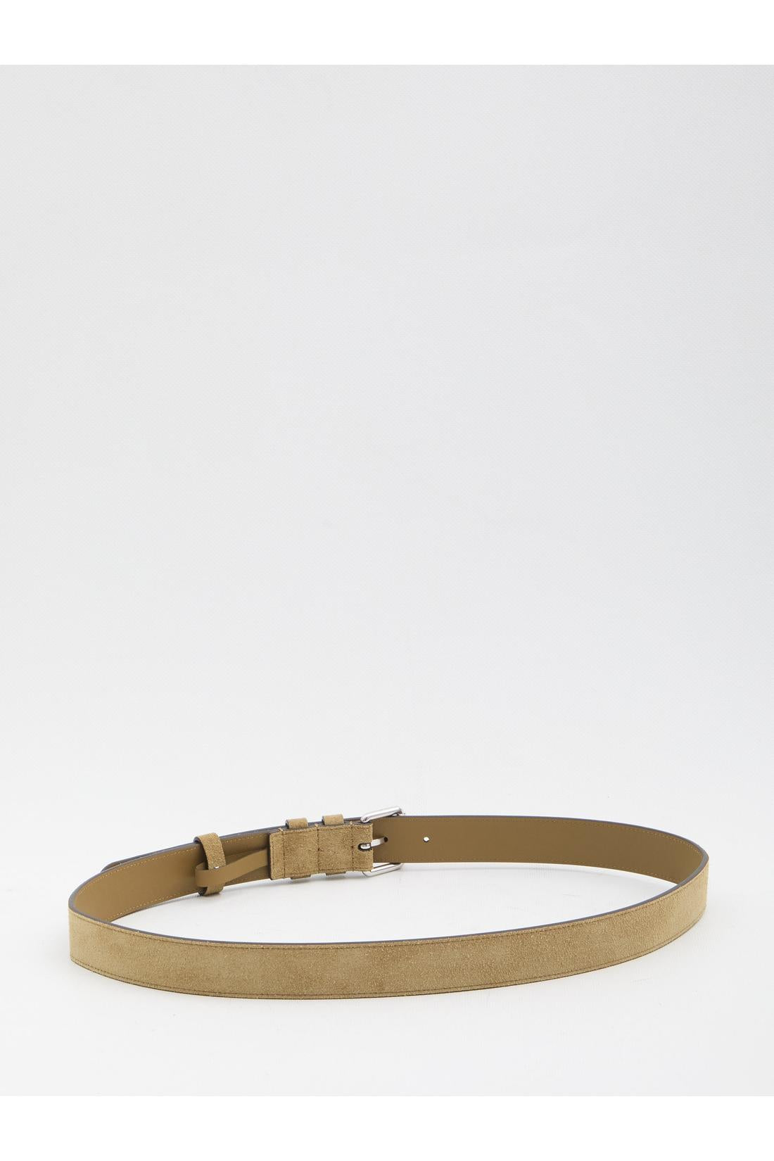 Valentino Garavani-OUTLET-SALE-Rockstud suede belt-ARCHIVIST