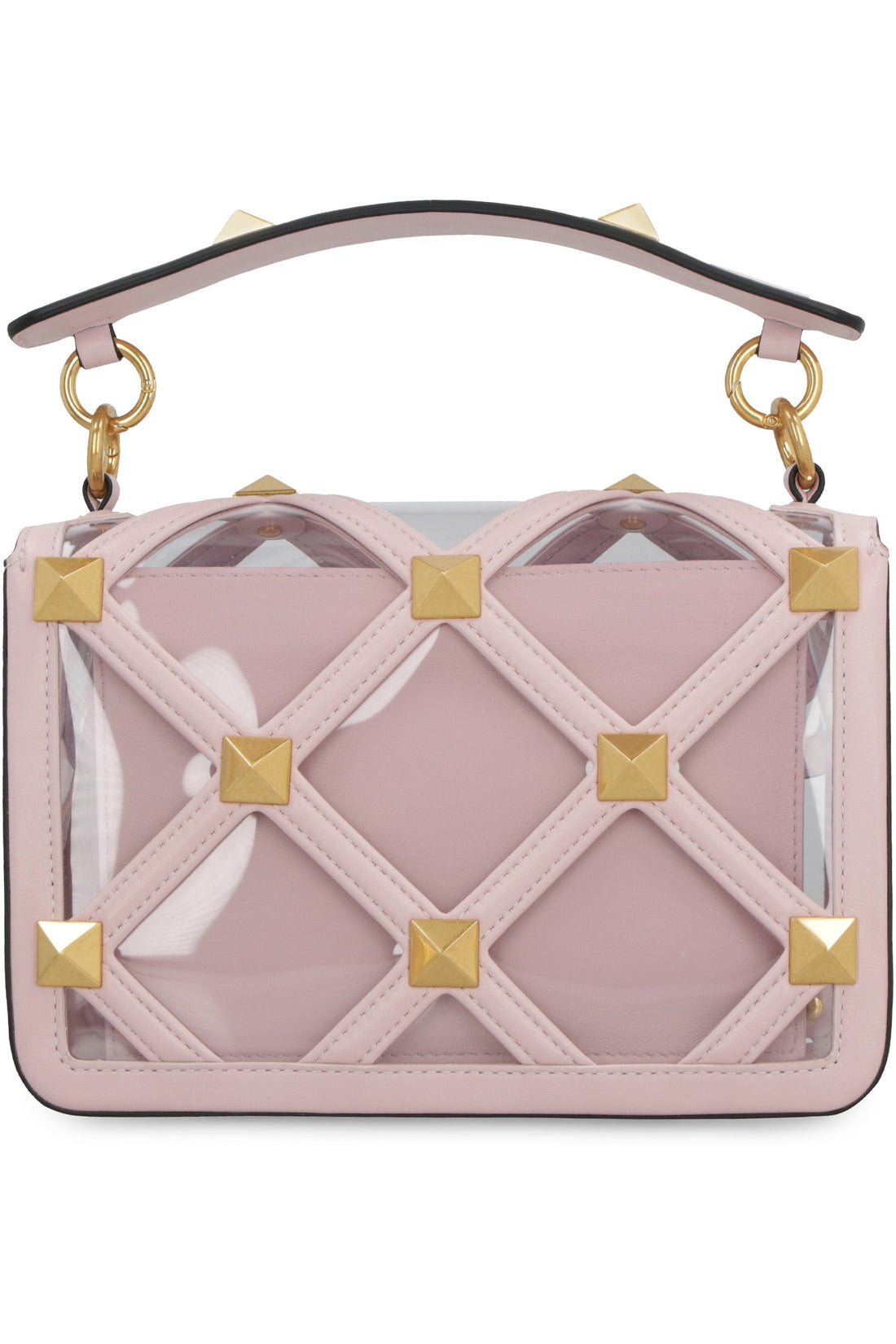 Valentino-OUTLET-SALE-Roman Stud PVC handbag-ARCHIVIST