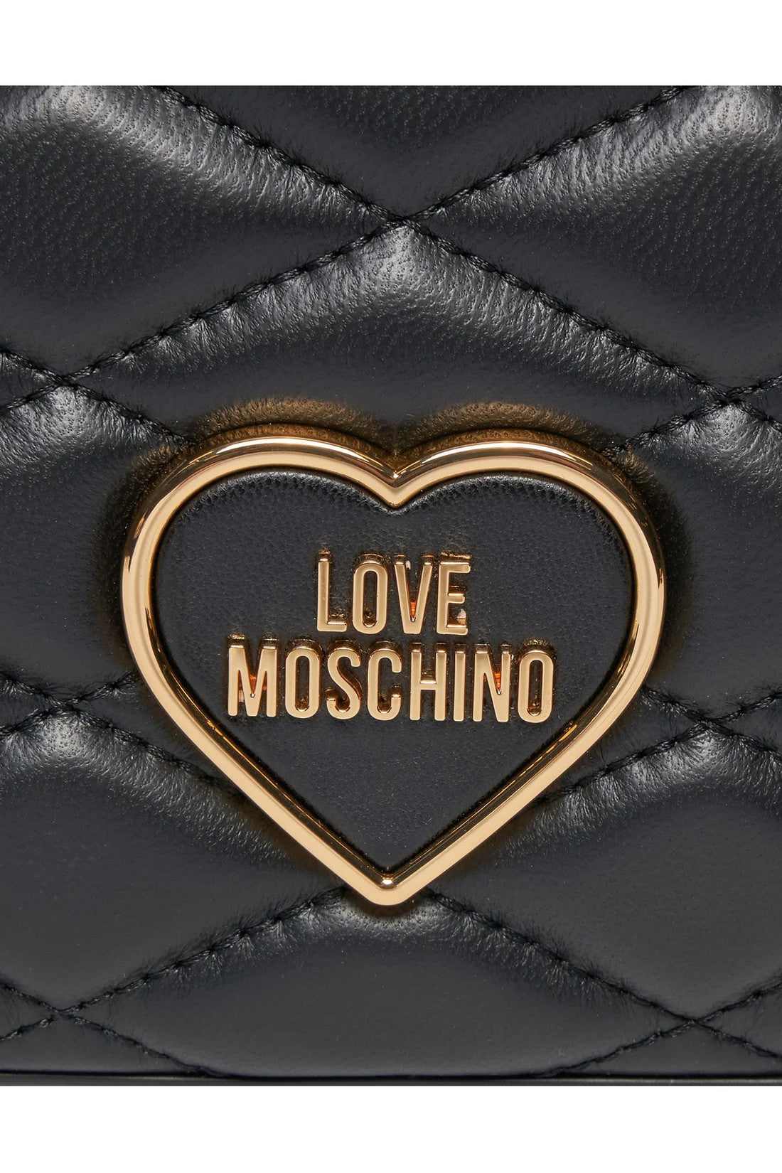 Moschino-OUTLET-SALE-Romantic Logo Plaque Shoulder Bag-ARCHIVIST