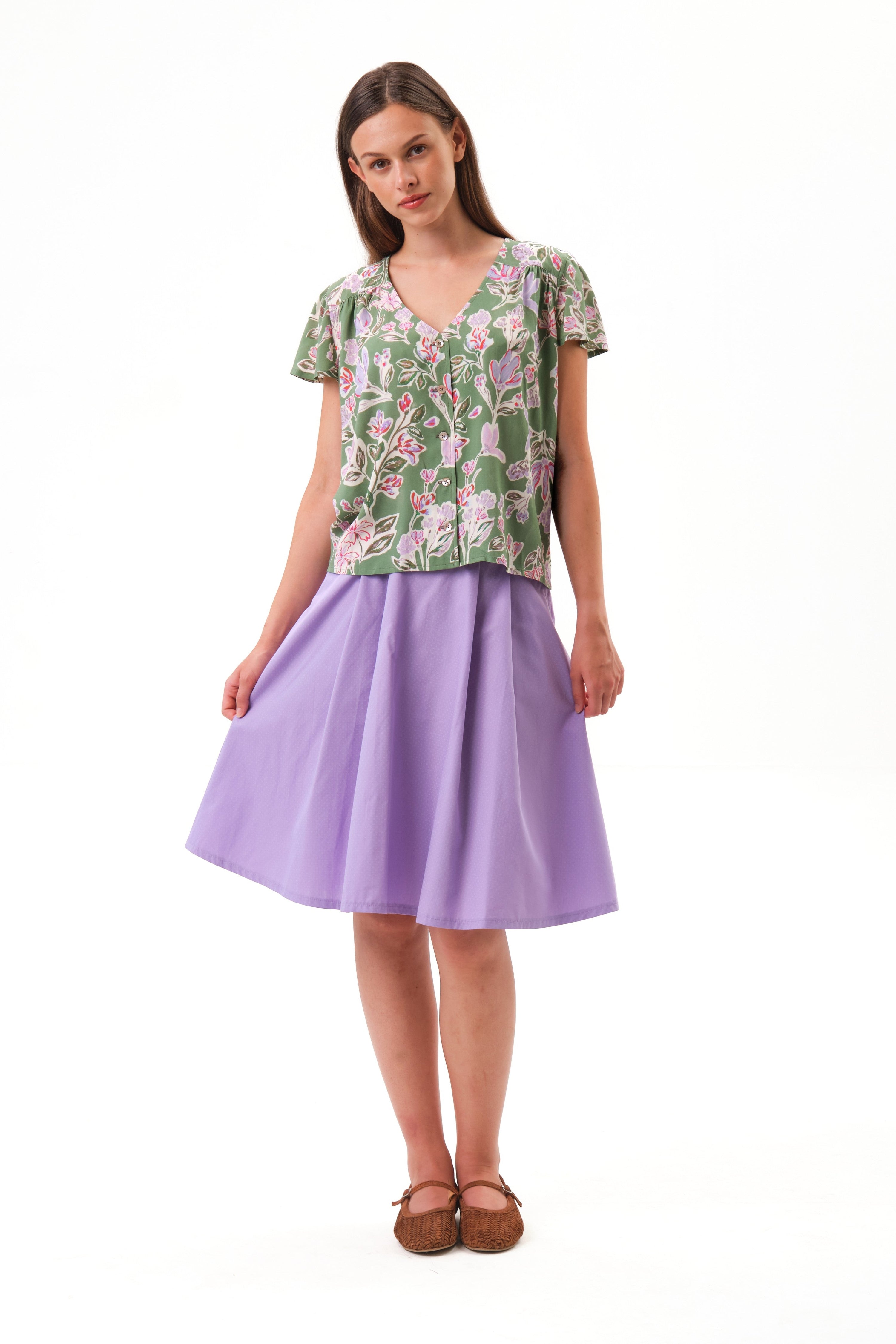 Damen Rock Rosa