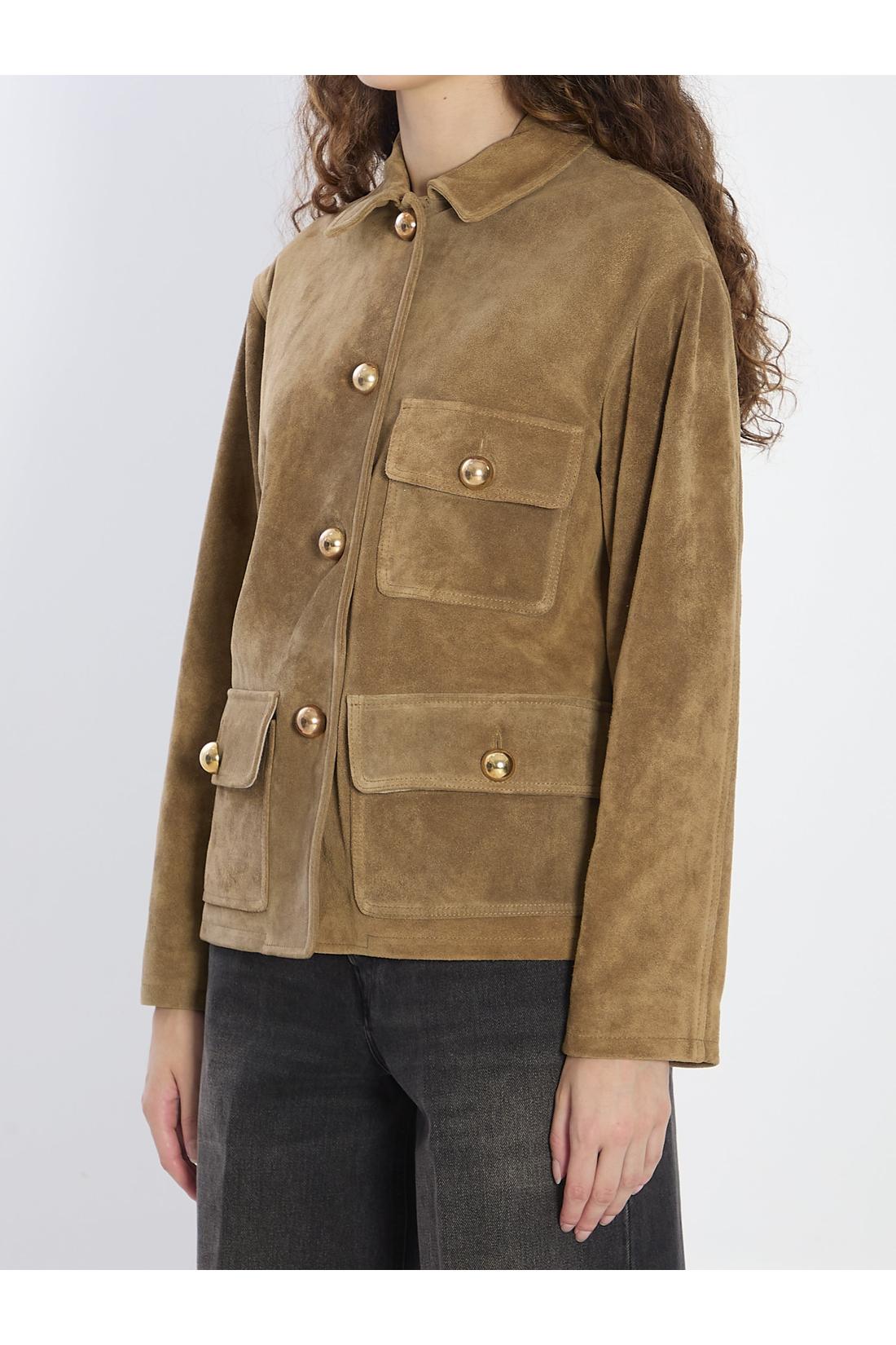Arma-OUTLET-SALE-Rosia suede jacket-ARCHIVIST