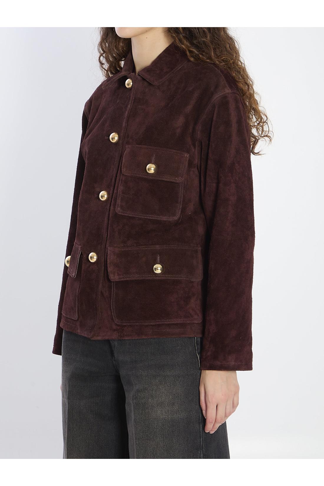 Arma-OUTLET-SALE-Rosia suede jacket-ARCHIVIST