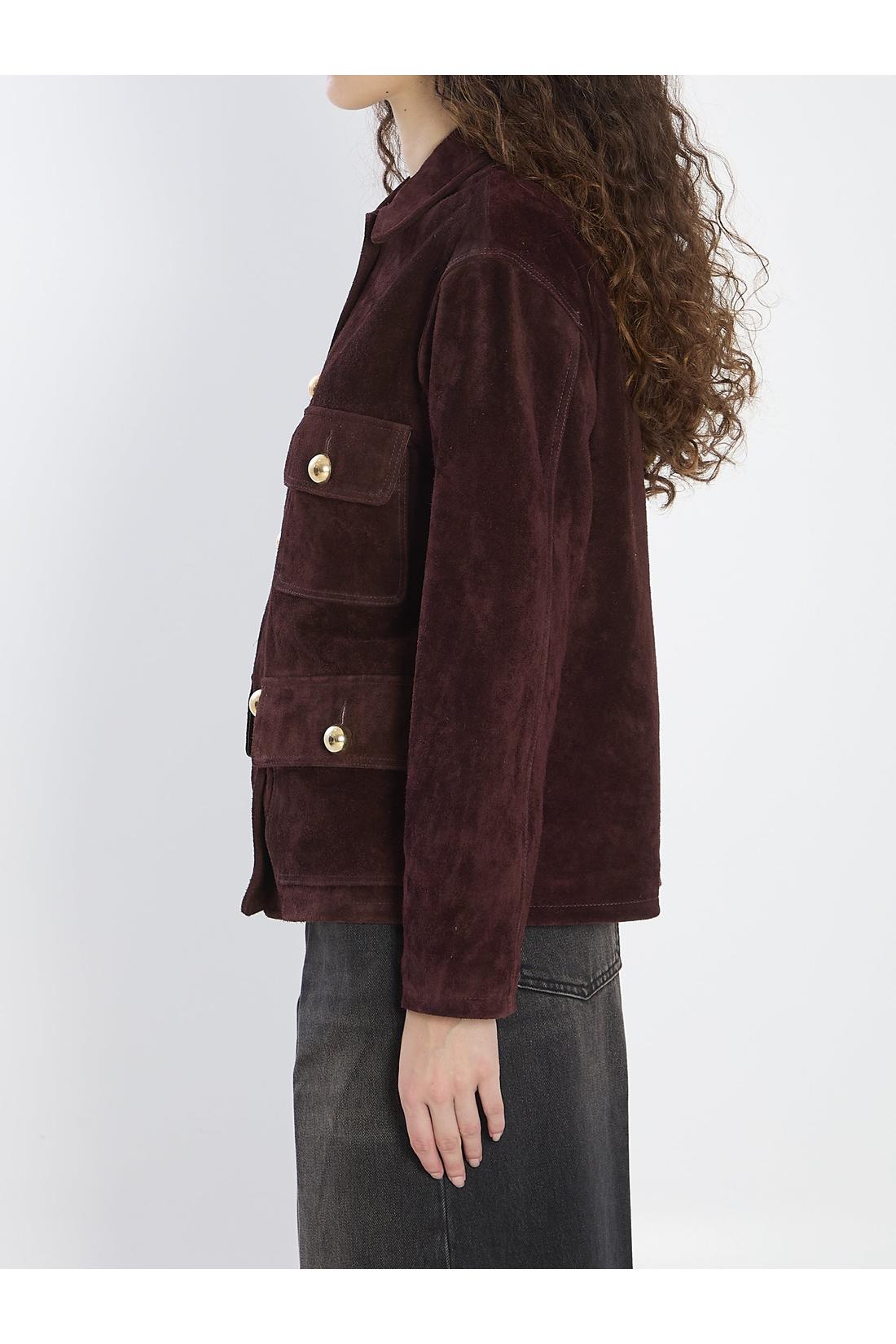 Arma-OUTLET-SALE-Rosia suede jacket-ARCHIVIST