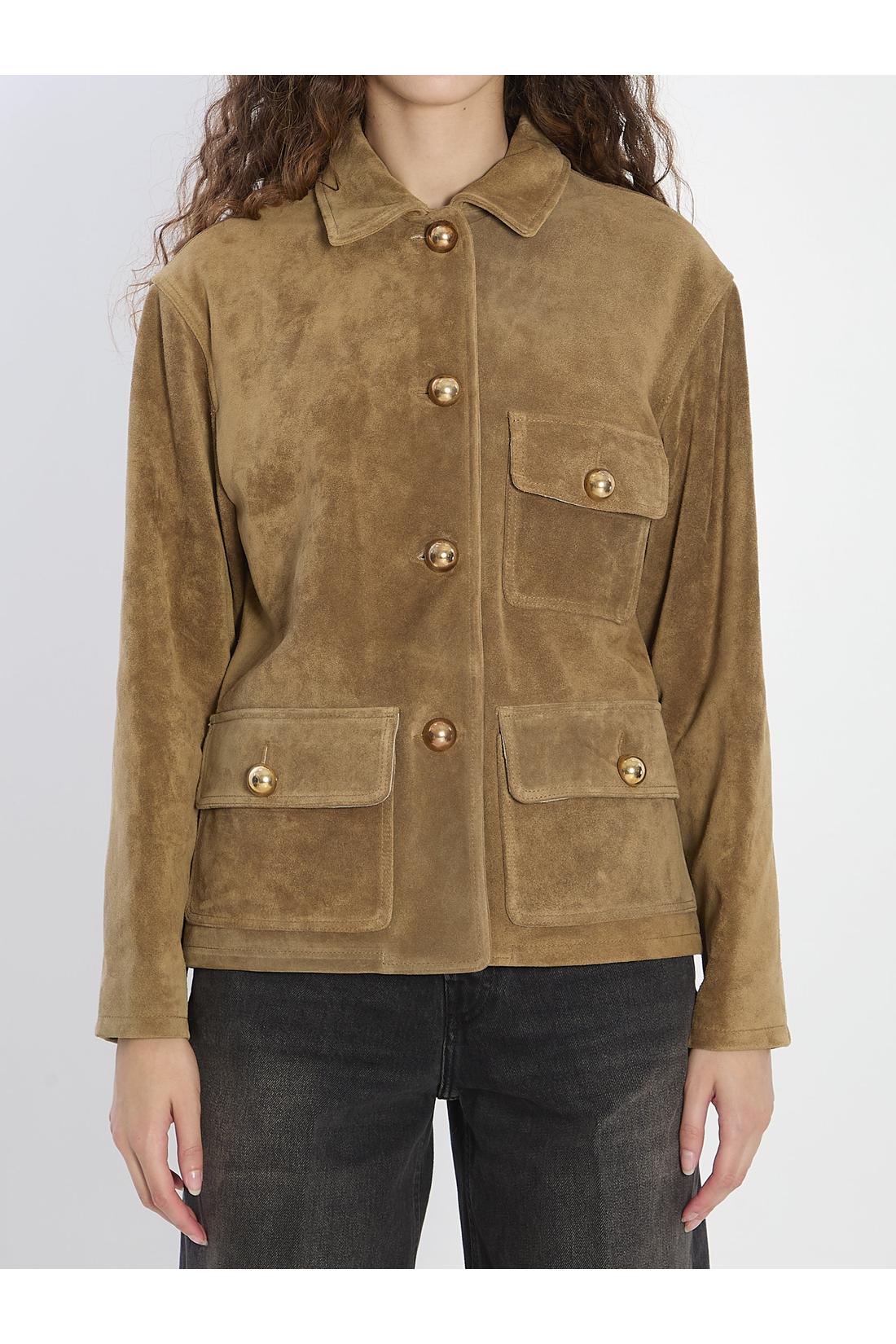 Arma-OUTLET-SALE-Rosia suede jacket-ARCHIVIST
