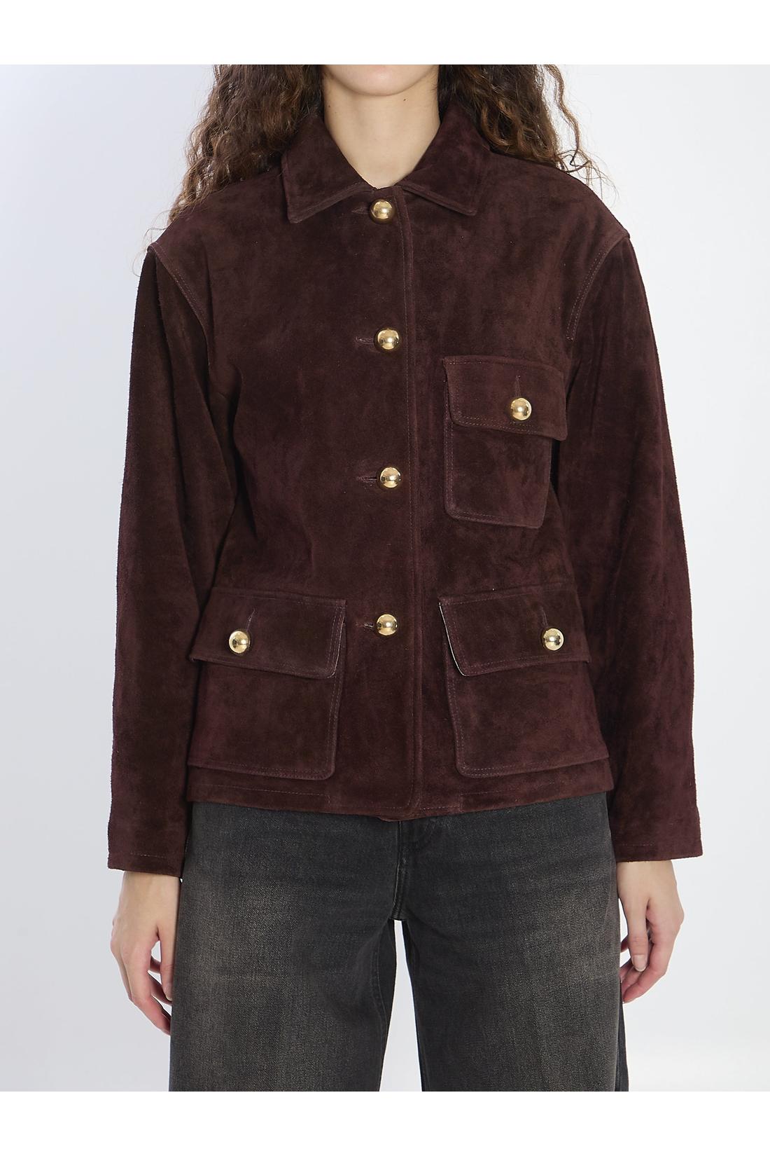 Arma-OUTLET-SALE-Rosia suede jacket-ARCHIVIST