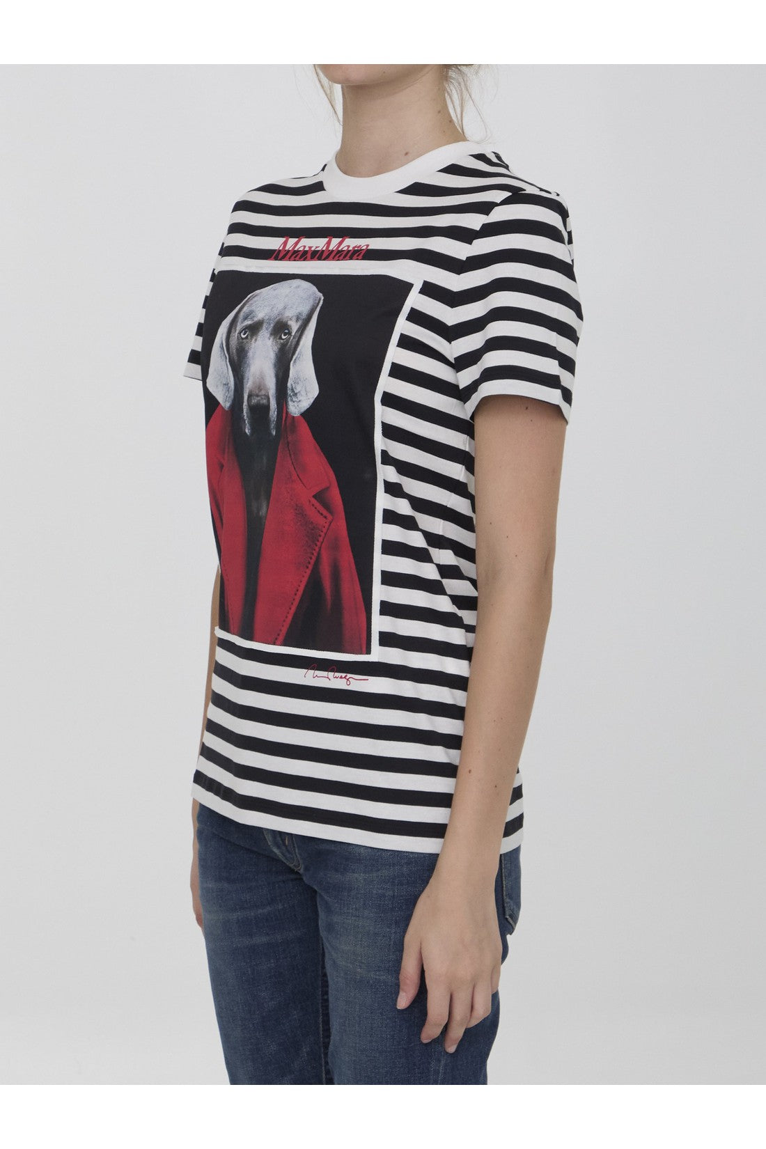 MAX MARA-OUTLET-SALE-Rosso t-shirt-ARCHIVIST