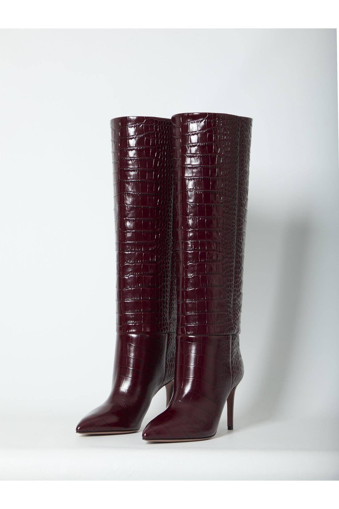 Paris Texas-OUTLET-SALE-Rouge Noir Stiletto boots 85-ARCHIVIST