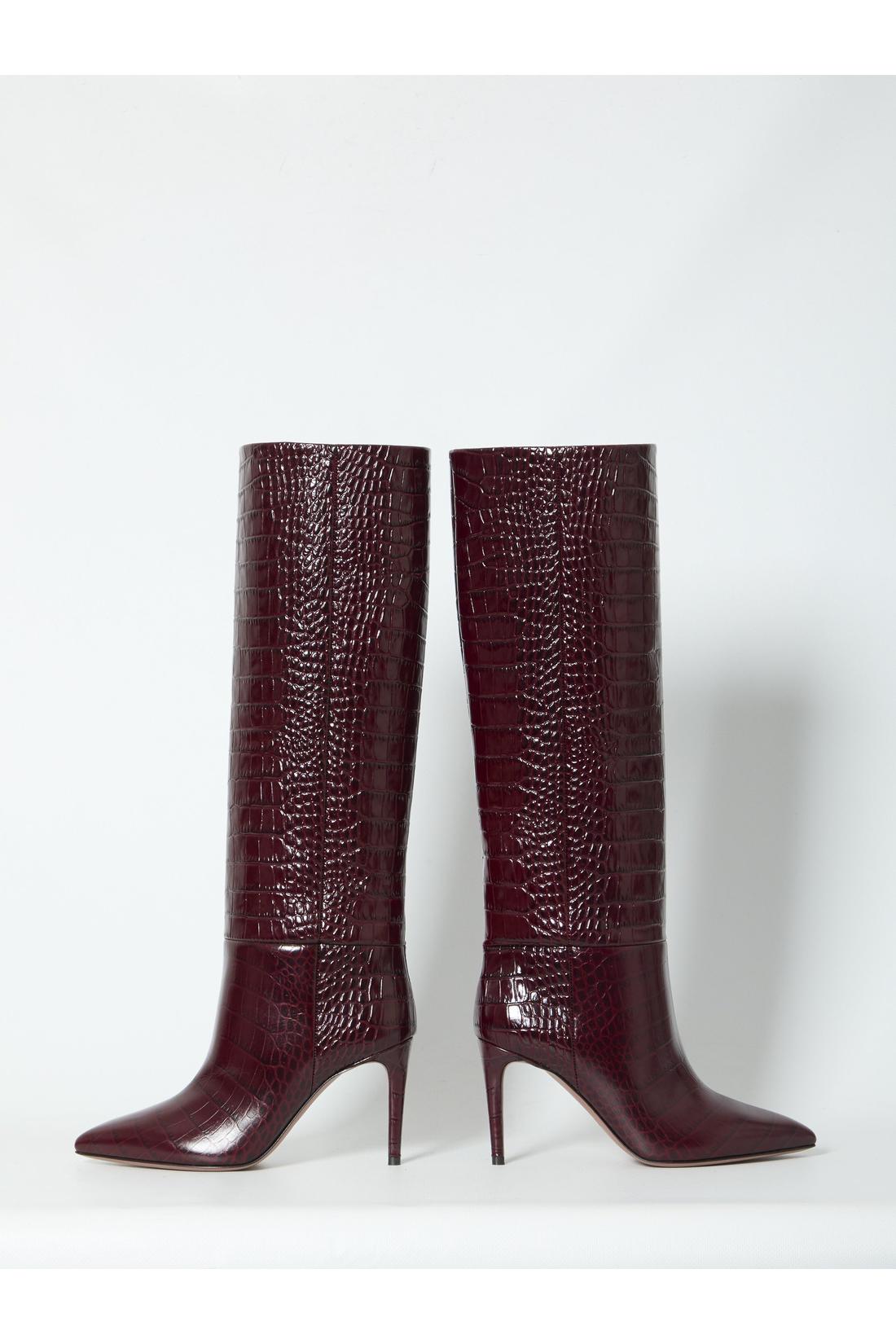 Paris Texas-OUTLET-SALE-Rouge Noir Stiletto boots 85-ARCHIVIST