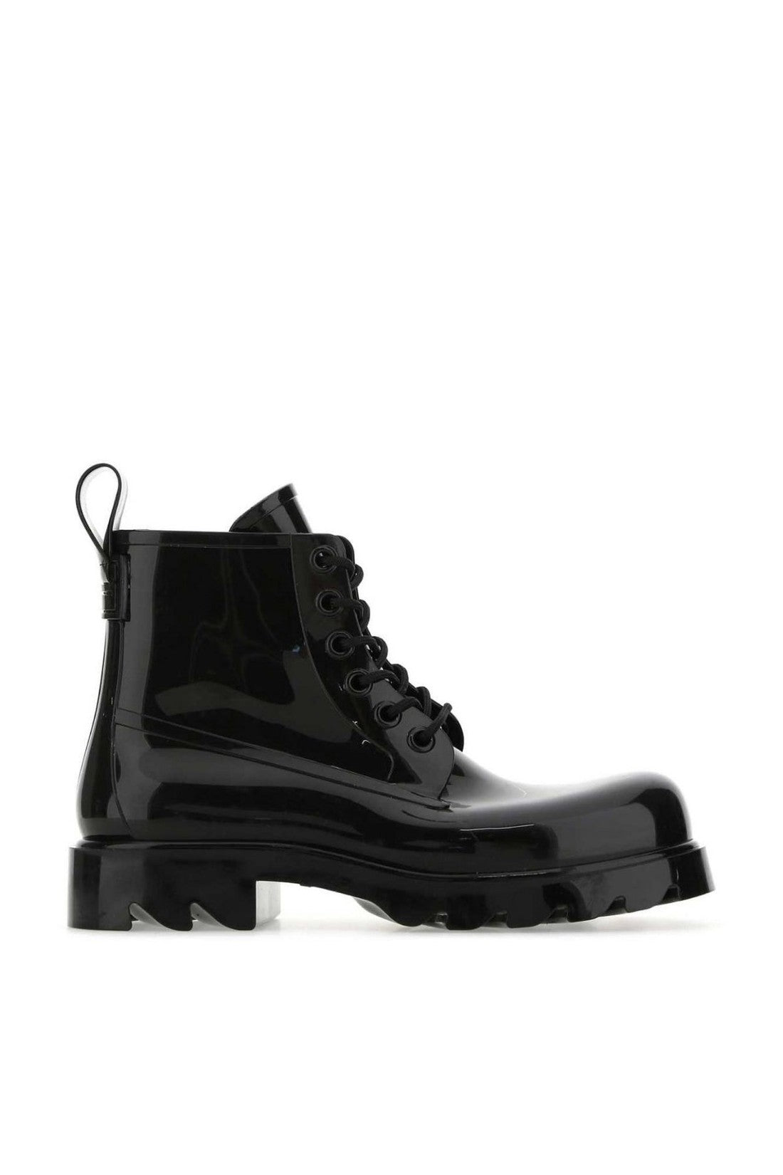 Bottega Veneta-OUTLET-SALE-Round Toe Lace-Up Combat Boots-ARCHIVIST