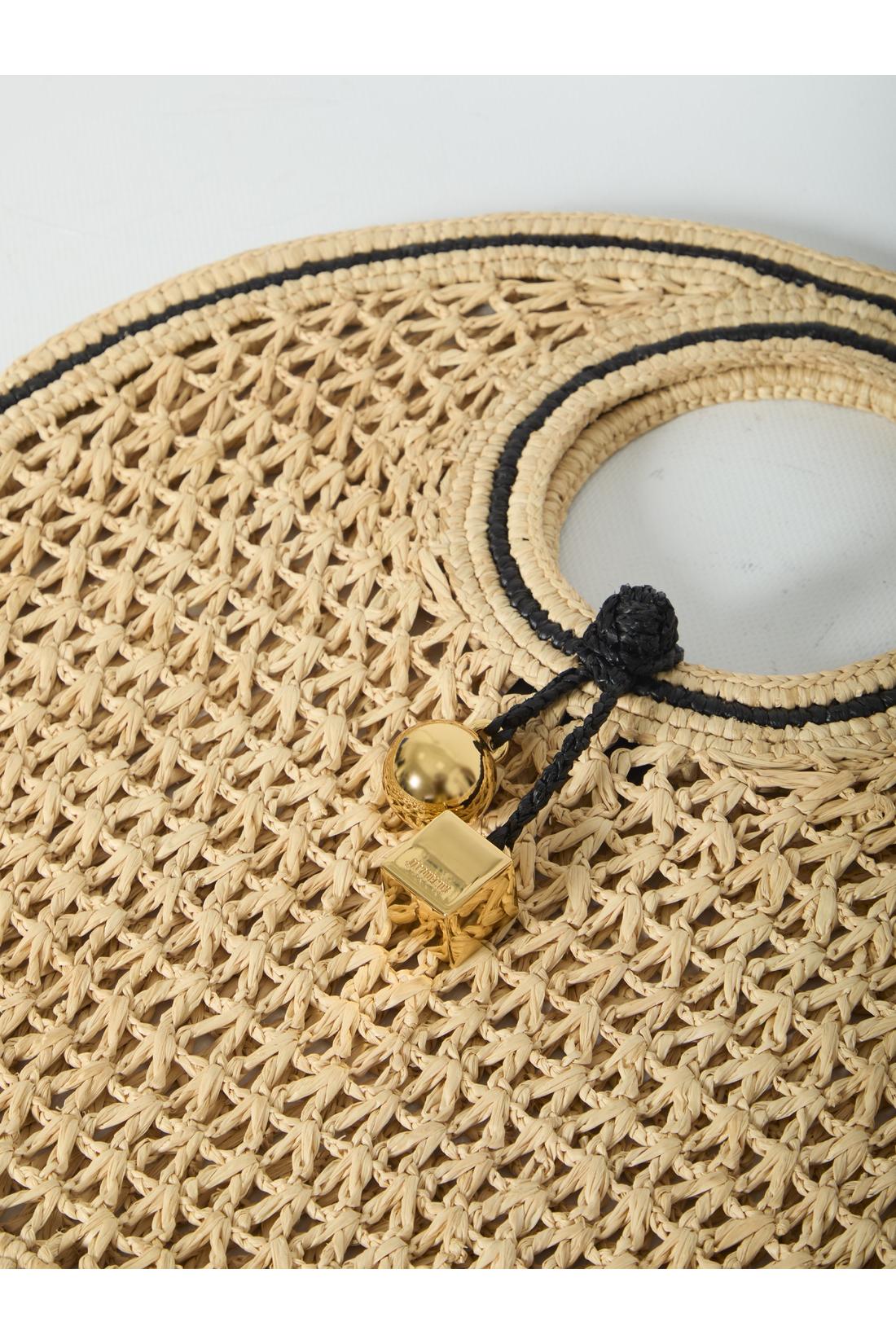 Jacquemus-OUTLET-SALE-Round beach bag small-ARCHIVIST
