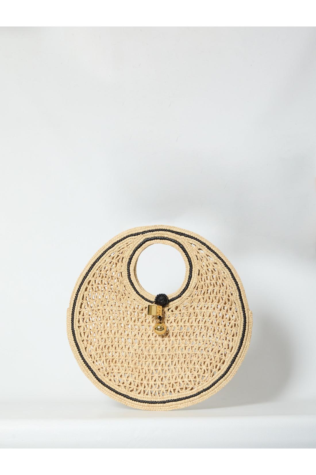 Jacquemus-OUTLET-SALE-Round beach bag small-ARCHIVIST