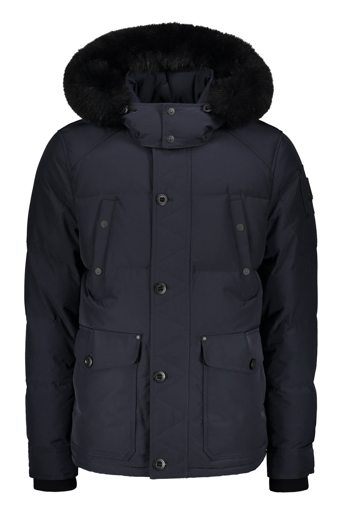 Moose Knuckles-OUTLET-SALE-Round island hooded down jacket-ARCHIVIST